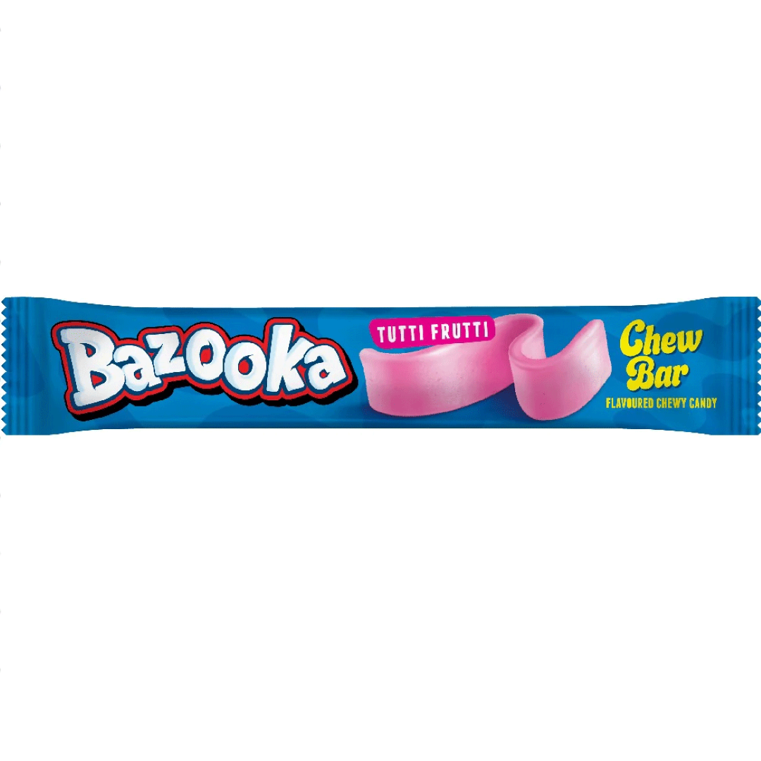 BAZOOKA TUTTI FRUTTI CHEW BAR 14G